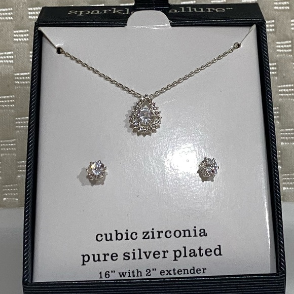 sparkle allure Jewelry Sparkle Allure Cubic Zirconia Pure Silver